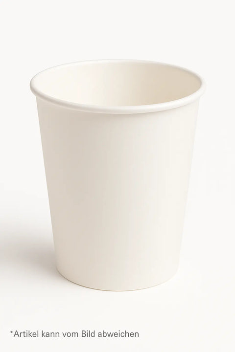 Hartpapierbecher, 250 ml, weiß Meditrade