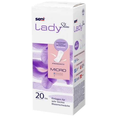 Seni Lady anatomische Inkontinenzeinlage Slim Micro für Frauen 20 Stück Seni
