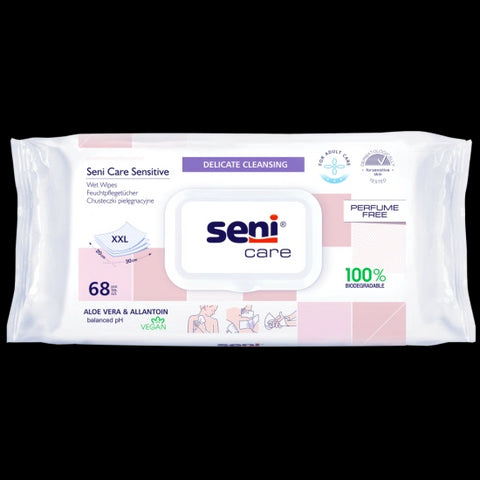 Seni Care Sensitive Feuchttücher 68 Stück