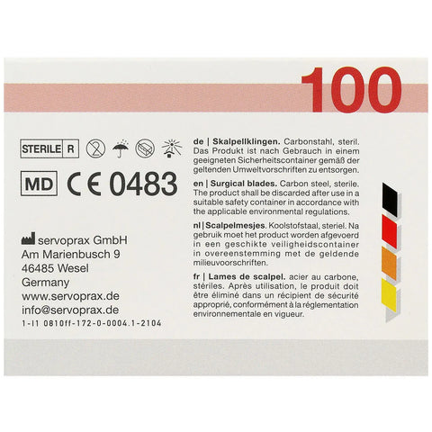 Mediware Skapellgriff und Skapellklinge aus Edelstahl servoprax